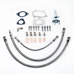 TRITDT Fits S13 SR20DET Silvia w/ Garrett GT2876R GT3076R Oil and Water Line Kit