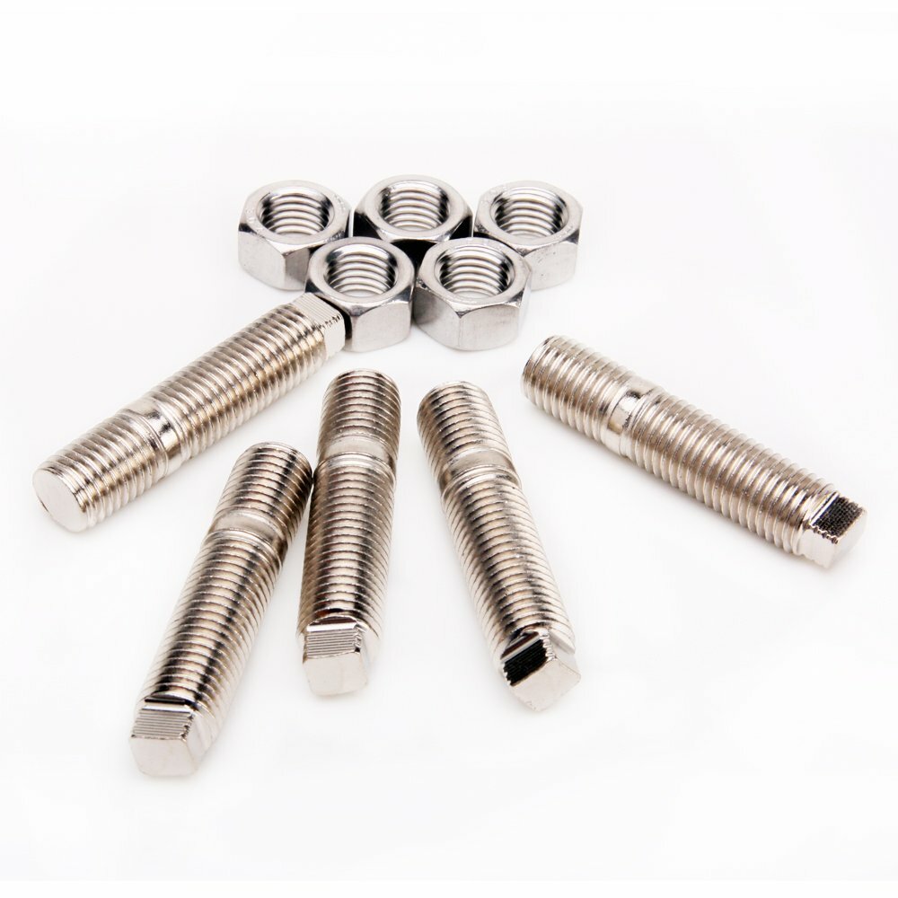 TRITDT Turbo Stud Kit M8x1.25mm for Garrett Ball Bearing GT28R GT30R (L:52 mm)