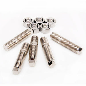 TRITDT Turbo Stud Kit M8x1.25mm for Garrett Ball Bearing GT28R GT30R (L:52 mm)