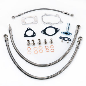 TRITDT Fits S13 SR20DET Silvia w/ TRITDT TD05H TD06SL2 Oil and Water Line Kit