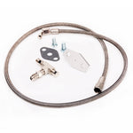 TRITDT Fits Garrett T3 T4 Turbo Oil Feed Line Kit 0.08" Restrictor 50cm Line