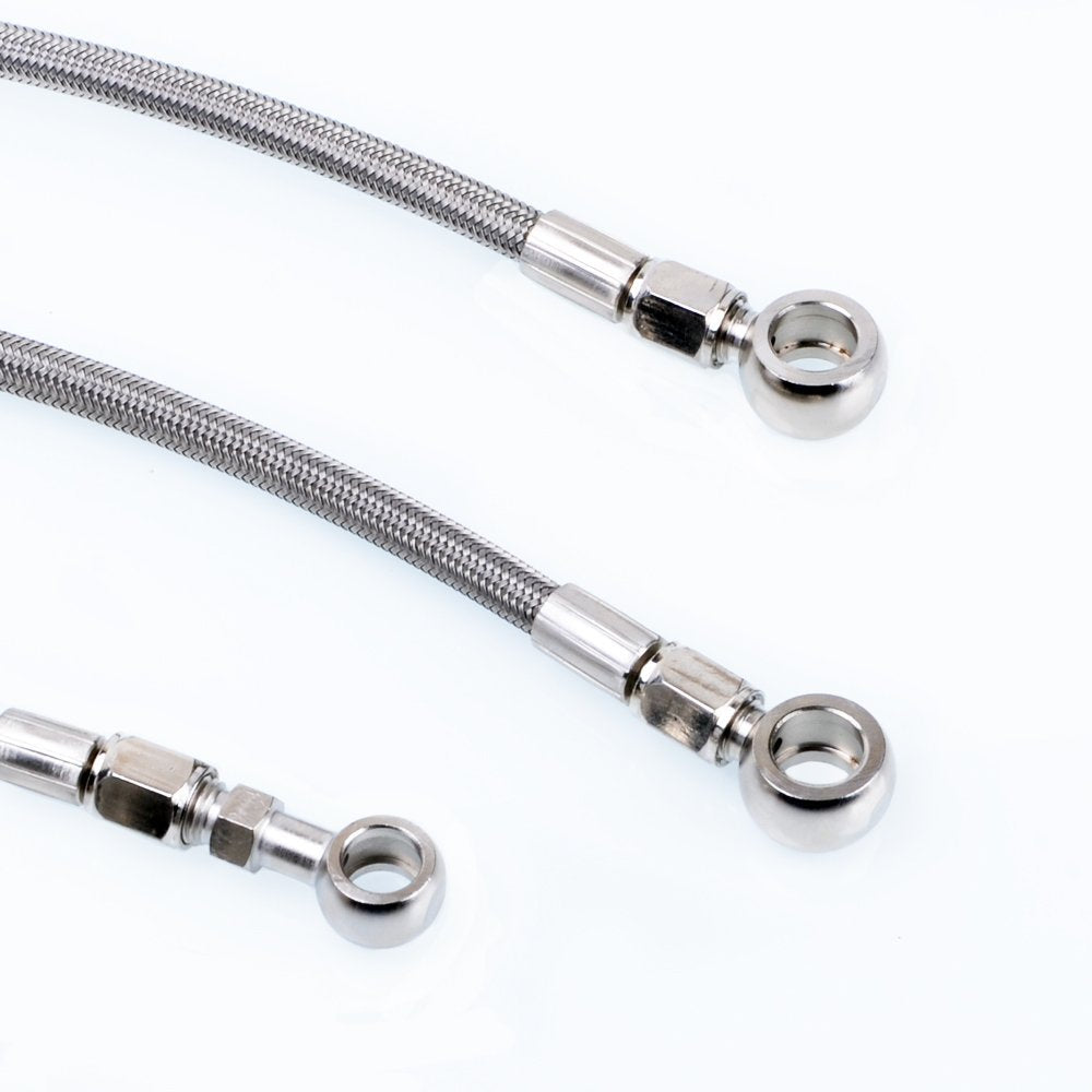TRITDT Fits Silvia S14 S15 SR20DET w/ Garrett Ball Bearing Oil & Water Line Kit