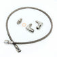 TRITDT Oil Feed and Water Line Kit 6AN for 4G63T DSM 1G 2G Eclipse w/ MHI TD05H