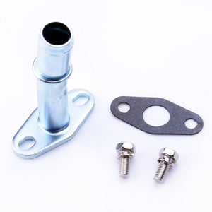 TRITDT Fits BorgWarner KKK K03 K04 AUDI Turbo Oil Return Pipe Kit 5/8" Hose Barb