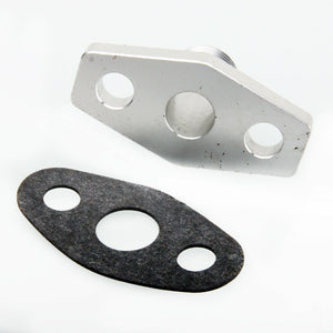 TRITDT Turbo Oil Return Flange Kit 8AN Fit Garrett GT28 GT30 GT35 Ball Bearing