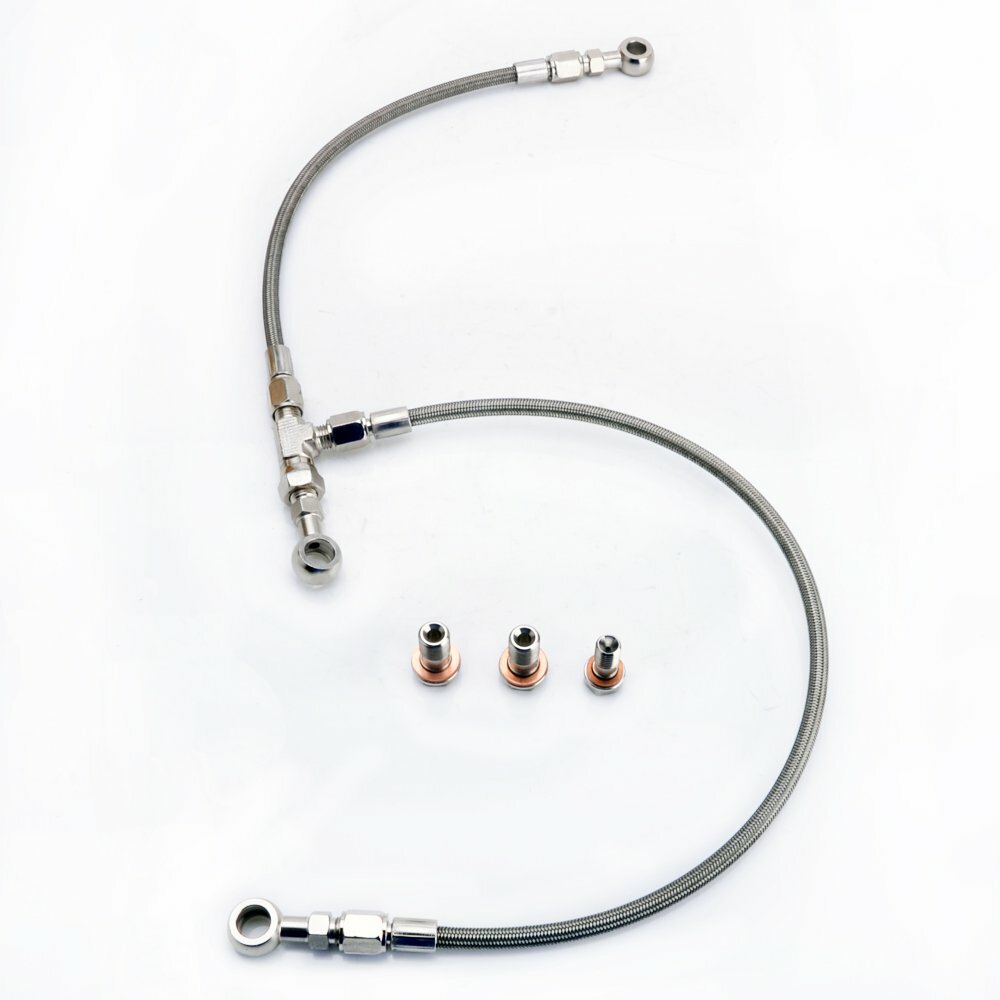TRITDT Fits Subaru 02~06 WRX / 04~14 STI TD04L TD05H AVCS/Turbo Oil Feed Line