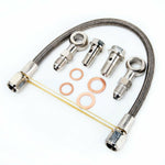 TRITDT Oil Feed Line fits 4G63T MHI EVO 4~9 w/ Garrett GT30R GT35R Ball Bearing