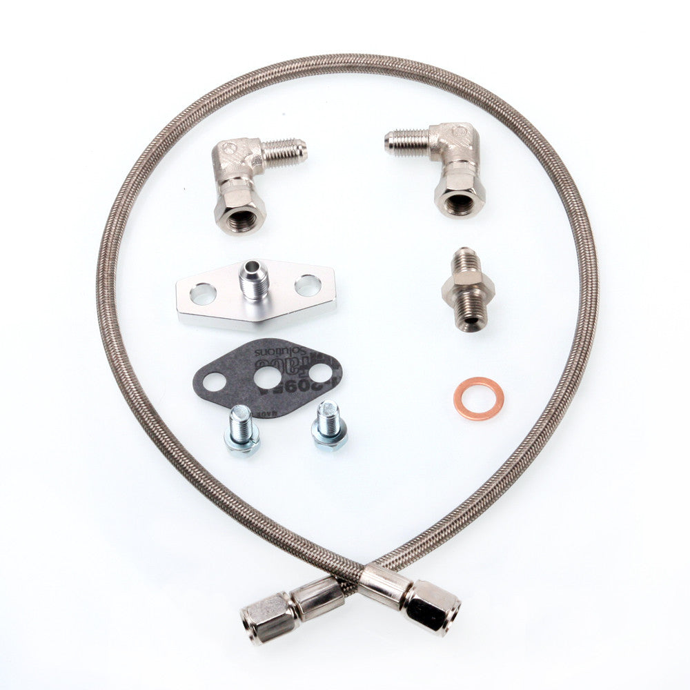 TRITDT Fits Nissan SR20DET w/ Garrett T3 Turbo Oil Feed Line Kit Top Mount
