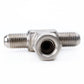 TRITDT Universal 3 Way Tee Fitting Adapter 2 Male 4AN to Female 4AN