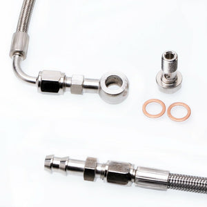 TRITDT Oil & Water Line Kit for 4B11T Lancer EVO X 10 w/ Stock TD05H /TD05HA