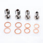 TRITDT Fits RB30 VL w/ Factory T3 Turbo Oil and Water Line Kit 16mm Water bolt