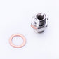 TRITDT Fits Garrett GT25 GT28 GT30 GT35 Coolant Adapter Kit M14x1.5mm to 6AN