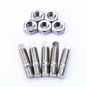 TRITDT Turbo Stud Kit M10x1.5mm Stainless w/ Nut for Garrett GT40 GT42 Turbo