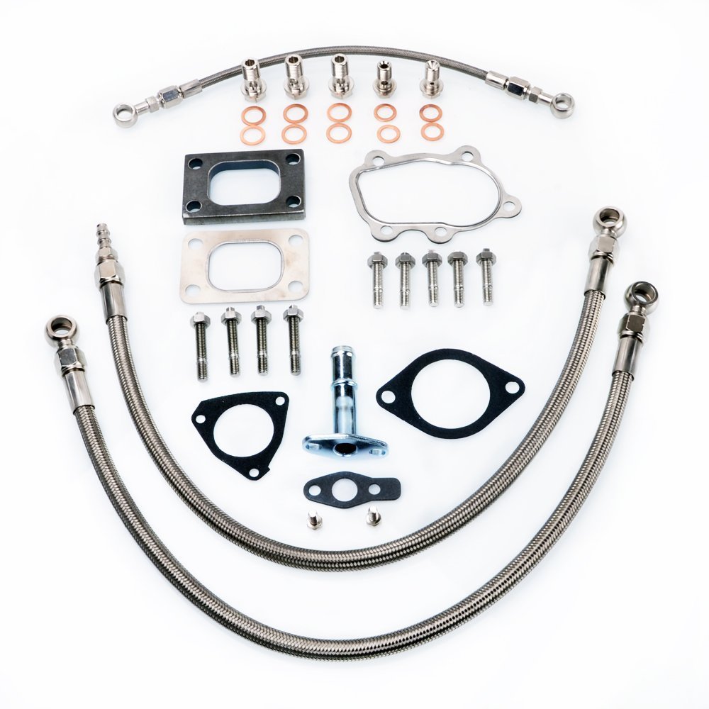 Fits Nissan S13 SR20DET Silvia TD05H TD06SL2 TD06H Oil and Water Line Kit 6AN