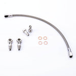 TRITDT Fits SUBARU IHI VF22 VF34 Ball Bearing Oil Feed Line Kit 1mm Restrictor