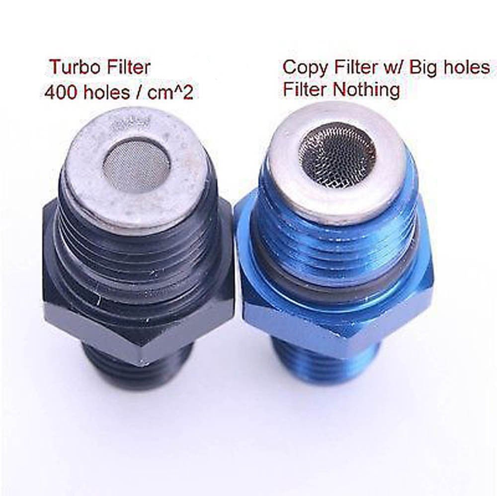 TRITDT Fits Garrett T3 T4 T04B T04E T04S Oil Feed Line Kit 100cm w/ Oil Filter