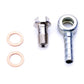 TRITDT M12x1.25 Turbo Banjo Bolt and Pipe Kit to 3/8" Hose Barb