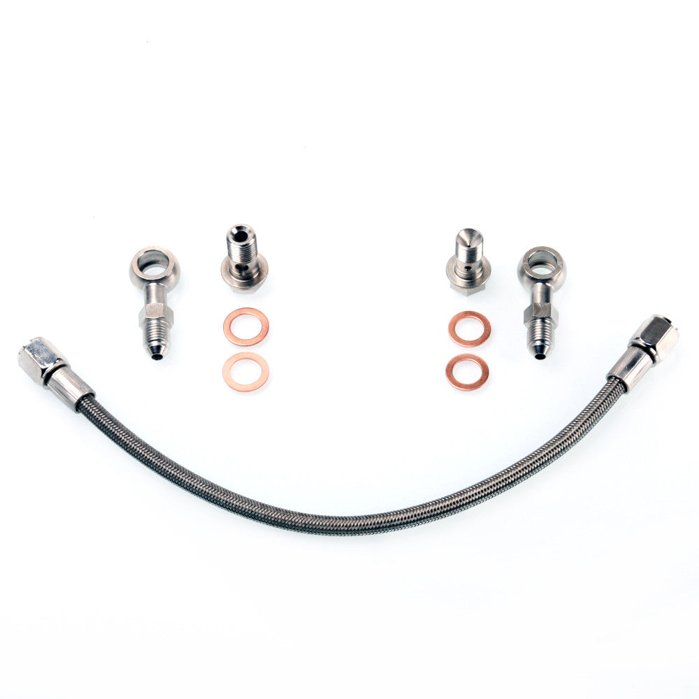 Fits TOYOTA 3SGTE / 3S-GTE Rev 3 w/ Garrett GT28R GT30R GT35R Oil Feed Line Kit