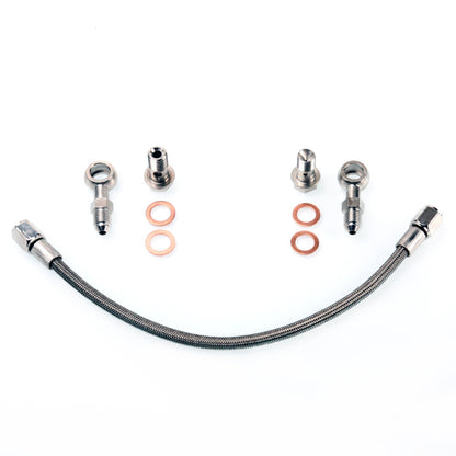 Fits TOYOTA 3SGTE / 3S-GTE Rev 3 w/ Garrett GT28R GT30R GT35R Oil Feed Line Kit