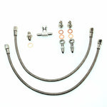 Fits GT-R RB26DETT Garrett GT25R GT28R GT2530 Ball Bearing Oil Feed Line Kit