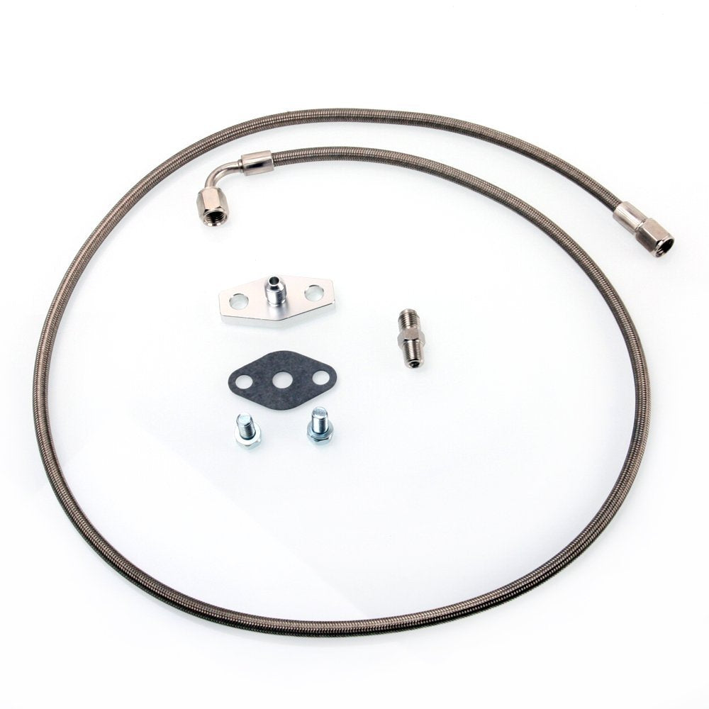 TRITDT Fits Nissan Safari Patrol 4.2L TD42 Stock HT18 Turbo Oil Feed Line Kit