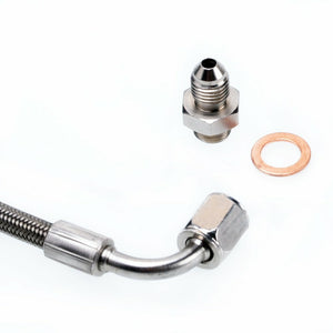 TRITDT Turbo Oil Feed Line Kit for TOYOTA 1JZ/2JZ Garrett GT28R GT30R GT35R B.B.