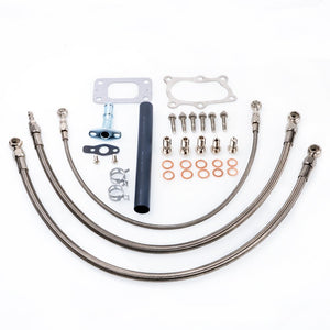 TRITDT Fits Nissan RB25DET Skyline w/ TRITDT TD05 TD06 Top Mount Install Kit