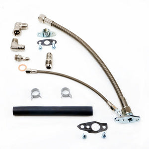 TRITDT Oil Feed & Drain Line Kit for TOYOTA 3S-GTE 3SGTE Rev 1 & 2 MR2 w/ CT26