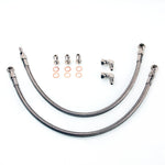 TRITDT Fits NISSAN RB25DET Garrett BB GT3076R Turbo Water Line Kit