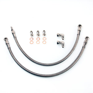 TRITDT Fits NISSAN RB25DET Garrett BB GT3076R Turbo Water Line Kit