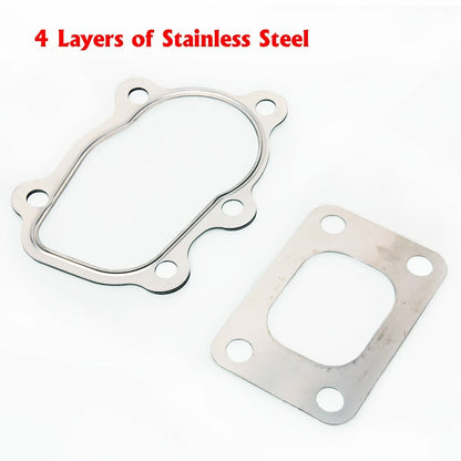 TRITDT Fits Stock Nissan SR20DET CA180DET S13 S14 S15 Turbo Turbine Gasket Kit
