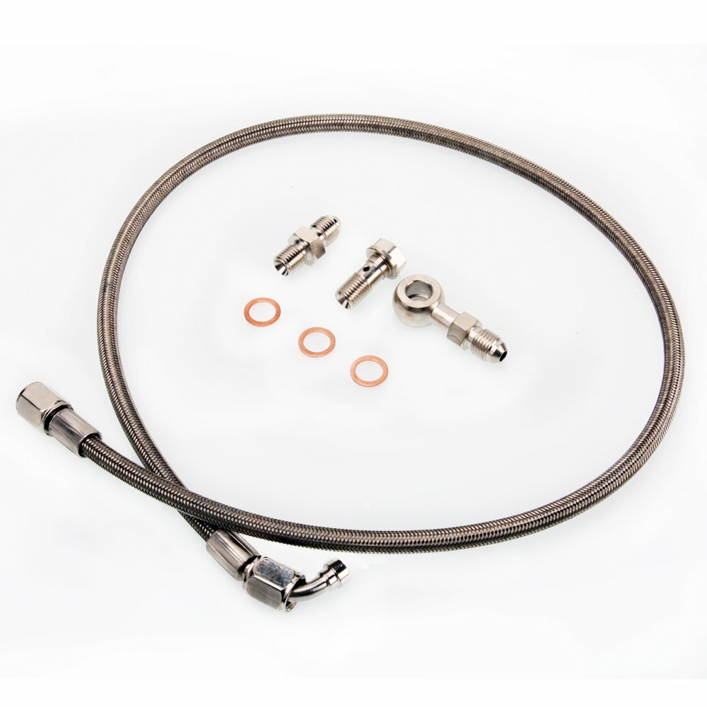 TRITDT Oil Feed Line Kit for HYUNDAI Genesis 2.0 Coupe w/ Stock TD04L Turbo