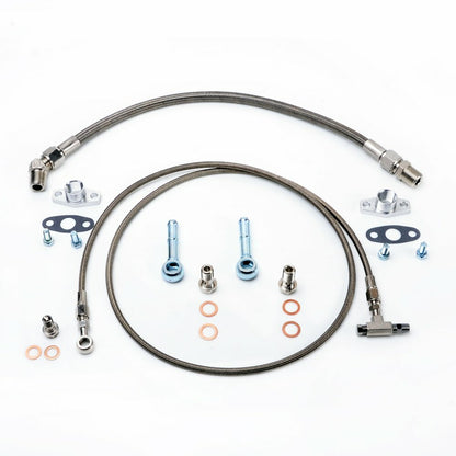 TRITDT Turbo Oil & Water Line Kit 150cm for Garrett T2 T25 T28 Bush Bearing