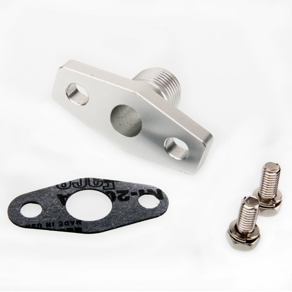 TRITDT Turbo Oil Return Flange Kit -8AN Fit IHI RHF4 RHF5 RHF55 RHF5HB RHB5