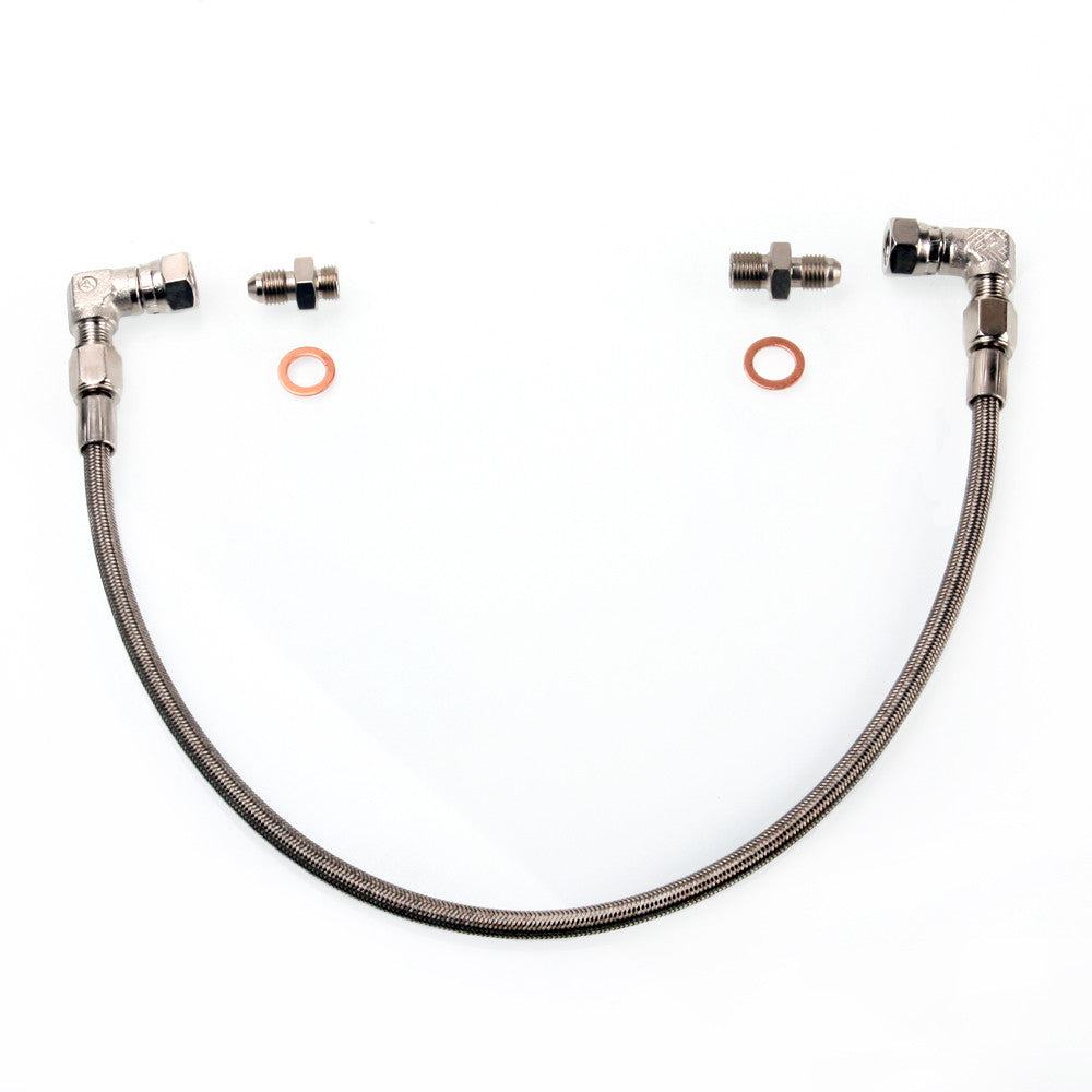 TRITDT Fits NISSAN RB26DET GT-R w/ Garrett GT30R GT3582R BB Oil Feed Line Kit