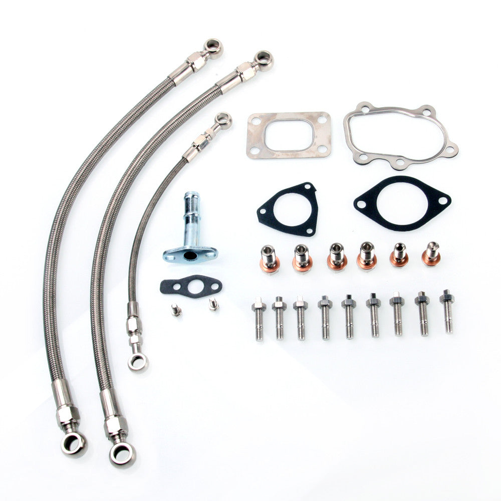 TRITDT Fits SR20DET Silvia S14 S15 TD06H TD05H TD06SL2 Oil and Water Line Kit