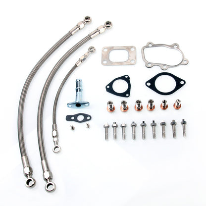 TRITDT Fits SR20DET Silvia S14 S15 TD06H TD05H TD06SL2 Oil and Water Line Kit