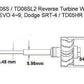 TRITDT Turbo Turbine Wheel + Housing Fit Mitsubishi EVO 9 TD06SL2R Upgrade