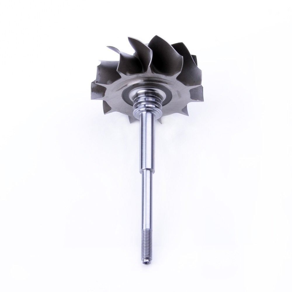 TRITDT Turbine wheel Shaft For Mitsubishi TD06H TD06H4 11 Blade / Inconel718