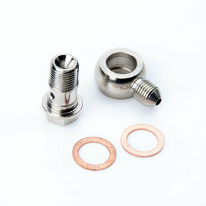 Fits Dodge Neon SRT-4 TD04LR TD05HR Oil Feed Banjo Bolt Kit 1/4NPS-18 1.8mm