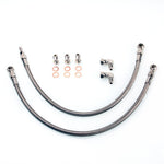 TRITDT Fits NISSAN RB25DET Garrett BB GT3076R Turbo Water Line Kit