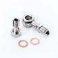 Fits Mitsubishi EVO 1~10 4G63T 4B11T Engine Block Banjo Bolt Kit M10x1.25 to 4AN