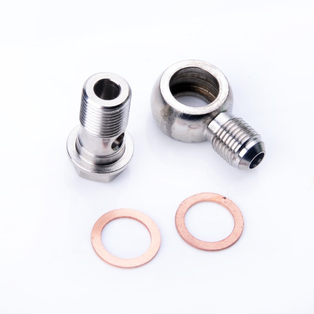 TRITDT Turbo Banjo Bolt Kit M16x1.5mm to 6AN for Garrett TB03 T3