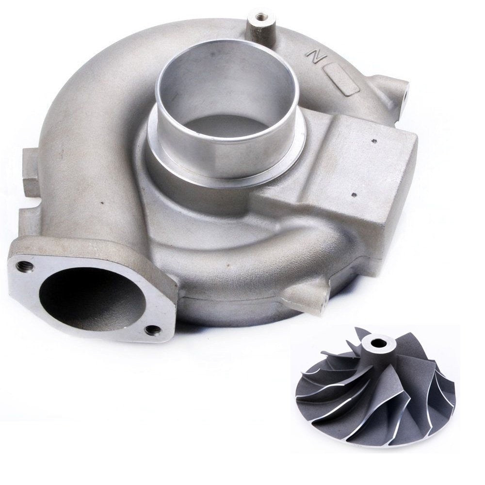 TRITDT Turbo 2.5"Inlet Compressor Housing w/ Wheel Fit Mitsubishi 4G63T EVO9 16G