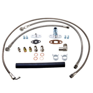 TRITDT Turbo Oil / Water Line Kit Fit Nissan TD42 Safari Patrol GQ w/ HT18 turbo