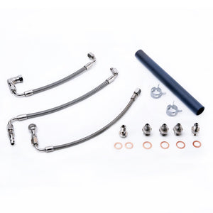 TRITDT Fits Ford VOLVO 2.0 EcoBoost w/ Stock K03 Turbo Oil and Water Line Kit