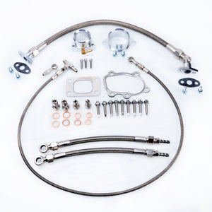 TRITDT Fits Skyline R30 DR30 FJ20ET w/ Garrett GT2860RS Oil and Water Line Kit