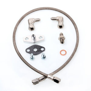 TRITDT Fits Nissan SR20DET w/ Garrett T3 Turbo Oil Feed Line Kit Top Mount