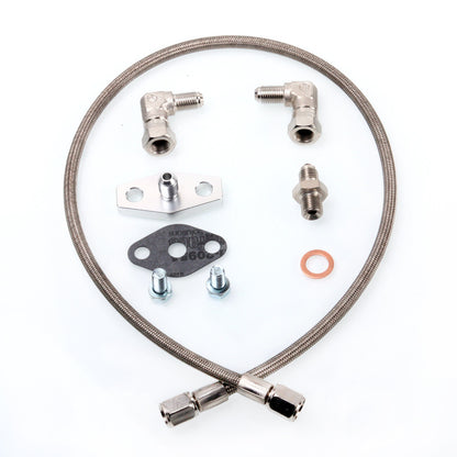 TRITDT Fits Nissan SR20DET w/ Garrett T3 Turbo Oil Feed Line Kit Top Mount