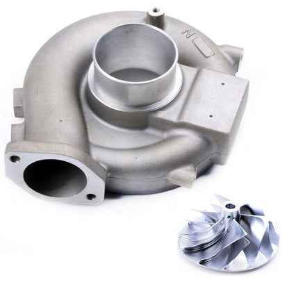 TRITDT Turbo 2.5"Compressor Housing & Billet Wheel For Mitsubishi 4G63T EVO9 25G
